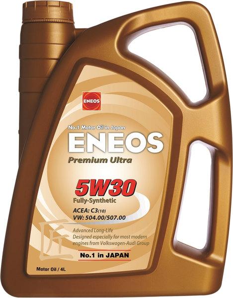 Масло моторное синтетическое - ENEOS 5W30 PREMIUM ULTRA 4л